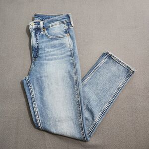 Gap Women 4R Vintage Slim Straight High Rise Medium Wash Jeans